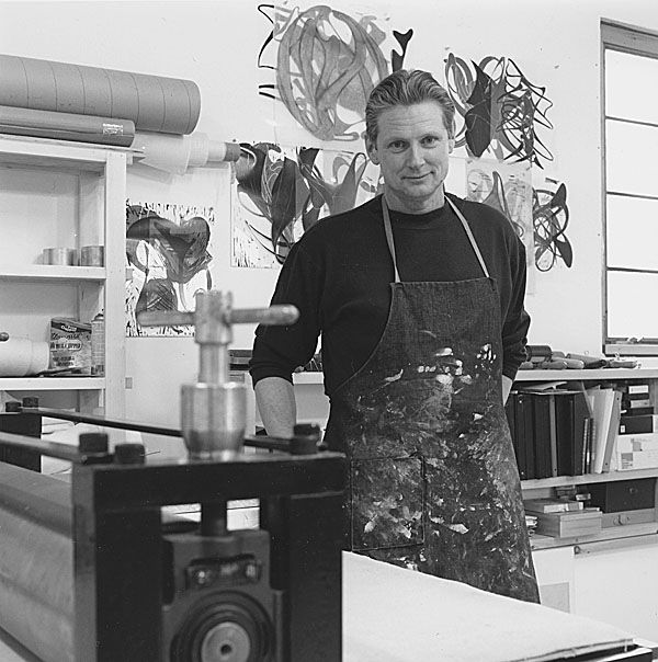 Black and white photograph of Steven Sorman