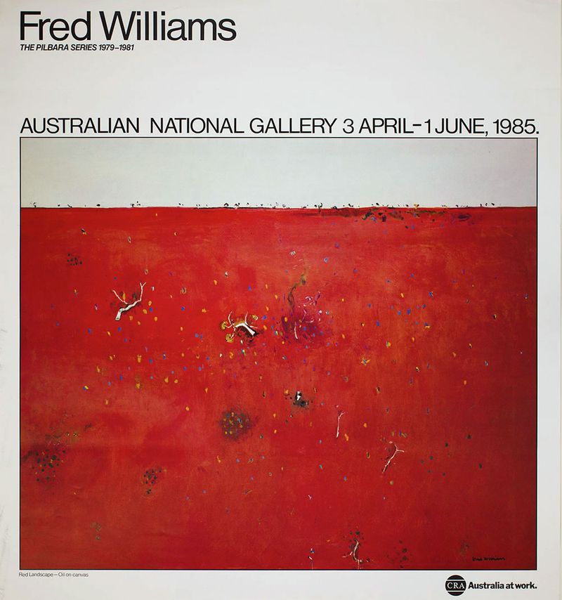 Poster for Fred Williams: The Pilbara Series 1979–1981