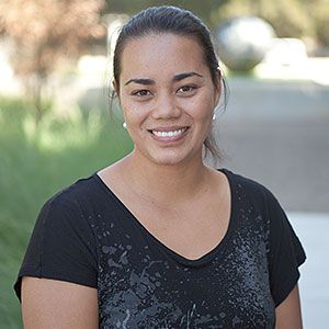 Portrait headshot of a female