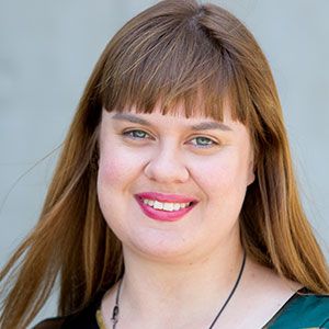 Portrait headshot of a female