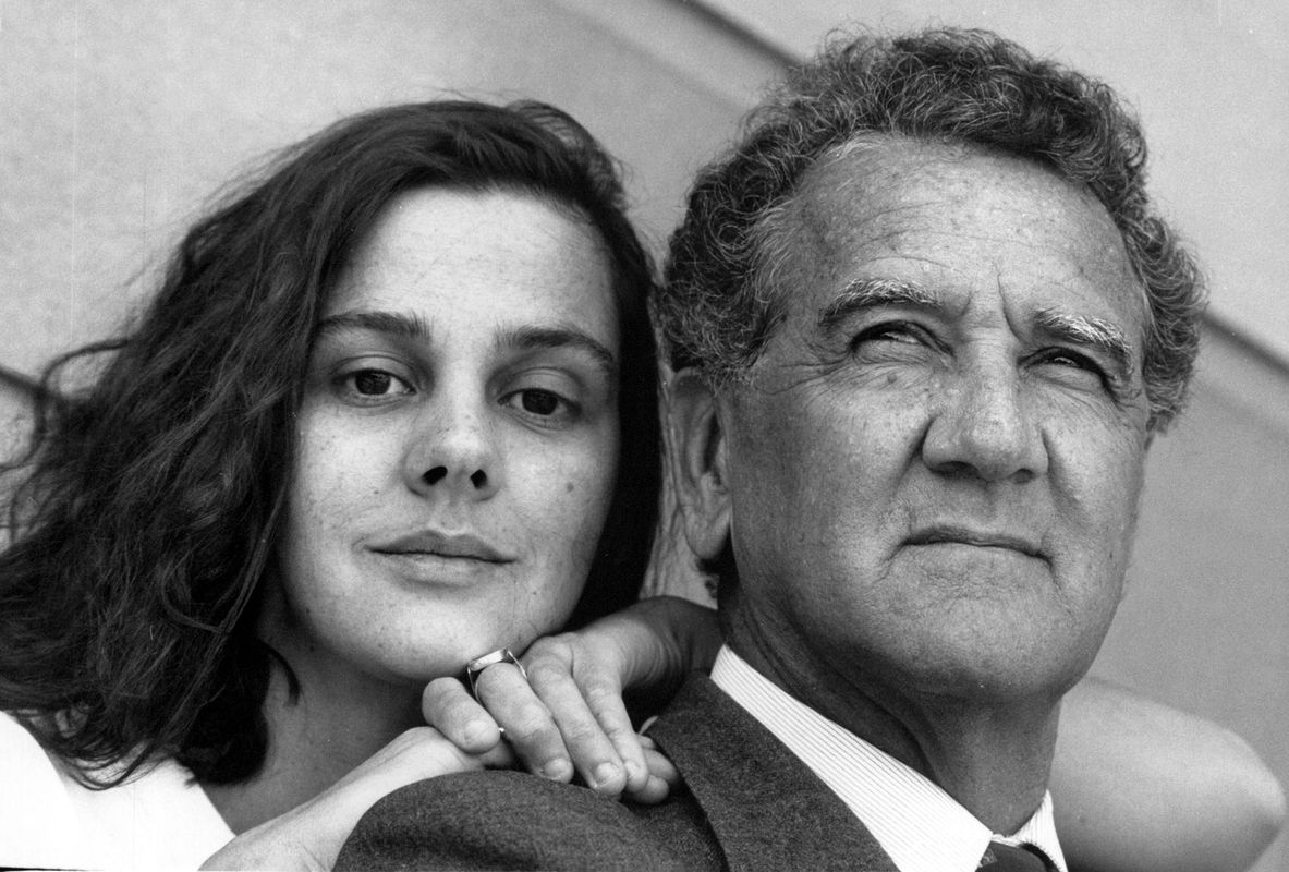 Portrait of Hetti Perkins with her father Charles